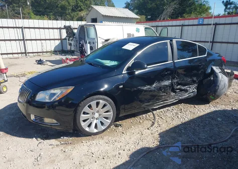 2011 Buick Regal Cxl Turbo Russelsheim from USA, damaged, VIN W04G15GV1B1054599